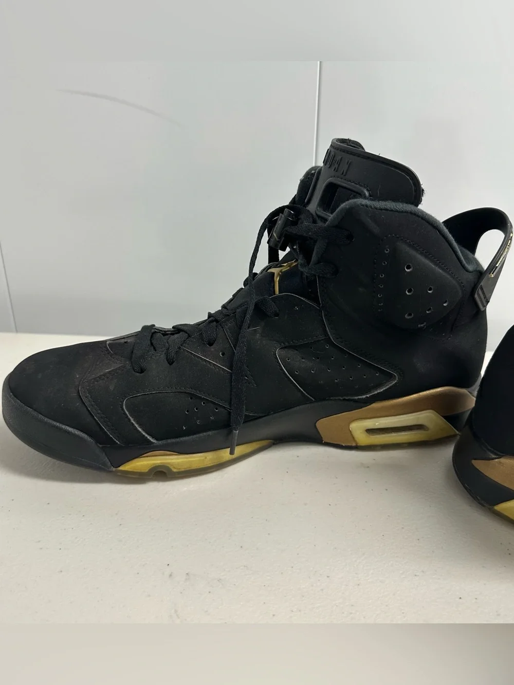 Air Jordan 6 Men’s Retro DMP Defining Moments Black Metallic Gold - Size 13
